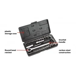 DADO JUEGO 1/4 Y 3/8" 40PC MM-IN ACC 734440 ONSIT