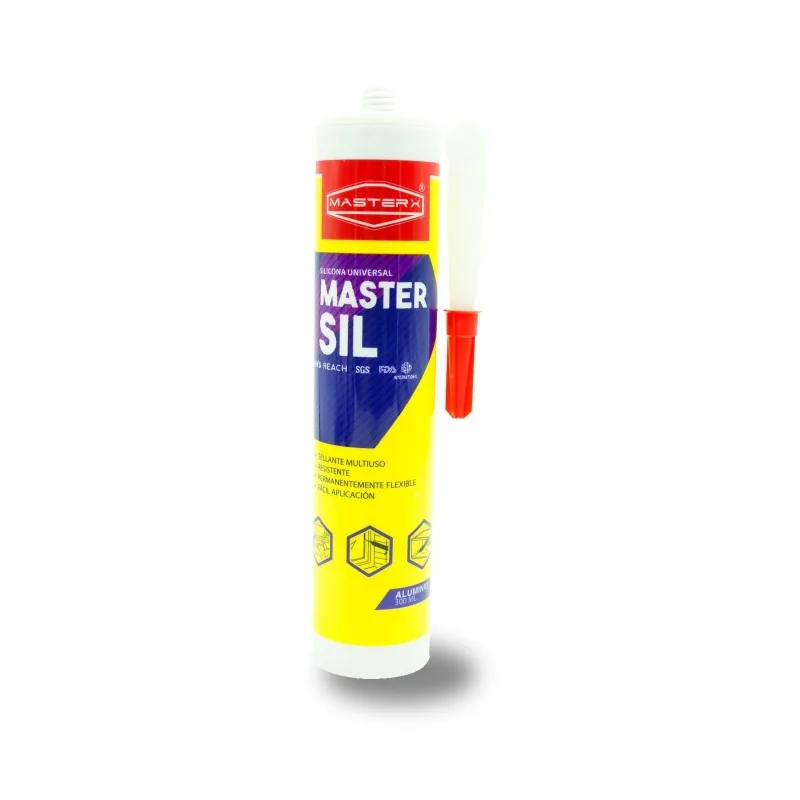 SILICONA UNIVERSAL ALUMINIO 300ML MASTERSIL