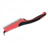 ESCOBILLA AC INOX 340MM M/REFORZ C/RASPAD 315021