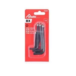 LLAVE ALLEN JUEGO 08PC 1/16-1/4" 702620 ONSITE