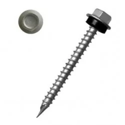 TORNILLO AUT.C/HEX G/GOMA P/LABIO 100PC 10X3/4 PRV