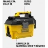ASPIRADORA 20V S/BAT POLVO/AGUA SCV002-B2 STANLEY