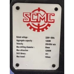 TALADRO BASE MAGNETICA 1260W 12-50MM MAB50 SCMC