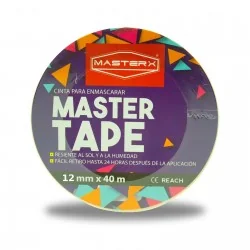 CINTA ENMASCARAR 12MM X 40MT MASTERTAPE
