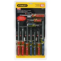 ATORNILLADOR JUEGO 10PC HANDYMAN+/- 69172 STANLEY