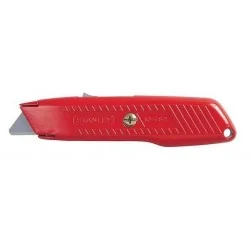 CUCHILLO CARTONERO TRAPEZ. AUTORET ROJO 10189 STA
