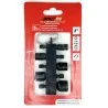 PUNTA DADO HEMBRA JGO 1/4"X5/16"X3/8"X7/16"X1/2"