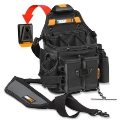 PORTAHERRAMIENTAS 03 PCS BOLSA+CORREA+CLICTBCT114