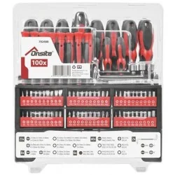 ATORNILLA JGO 100PC REF (+,-,TX, JOY, PTA) 702488