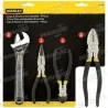 ALICATE JUEGO 04PC LL.AJUSTAB+UN+CO+PT 91526 STAN