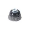 GRATA COPA CONICA AC.INOX ONDUL. 4"" M14 447257