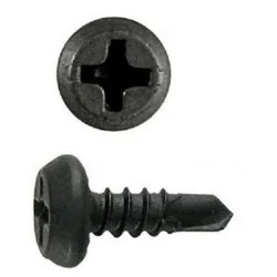 TORNILLO FRAMER PTA BROCA NEGRO 100PCS 07 X 7/16